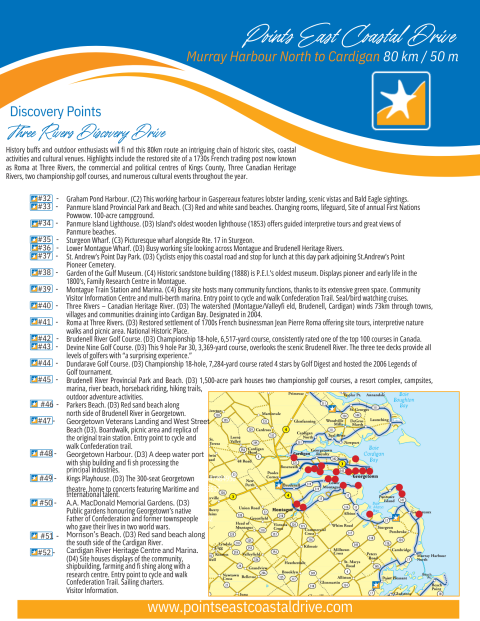 Three Rivers Discovery Drive - Points East Coastal Drive | Prince ...